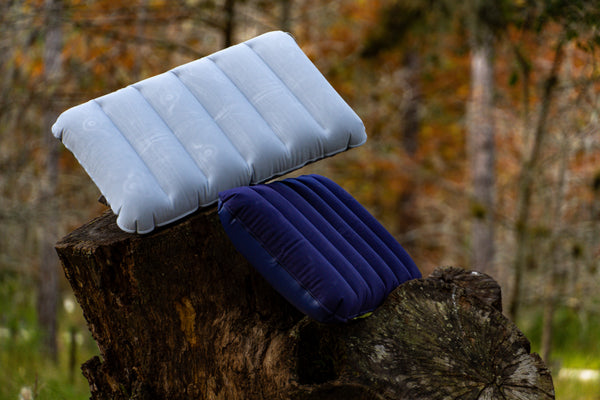 Inflatable Camping Pillow – Quick-Dry Square Design PVC 18.5” x 12”