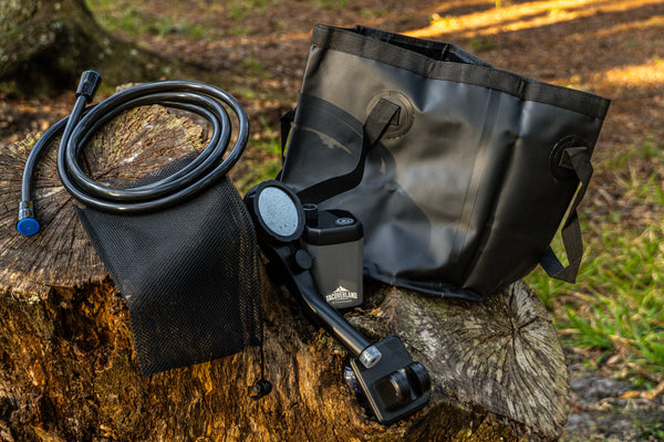 Portable Camping Shower with LED Display & 6000mAh Rechargeable Battery