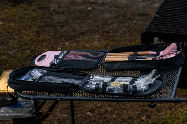 18-in-1 Camping Cooking Set – Complete Utensil Kit with Waterproof Case