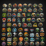 Overlanding Stickers 10 pack