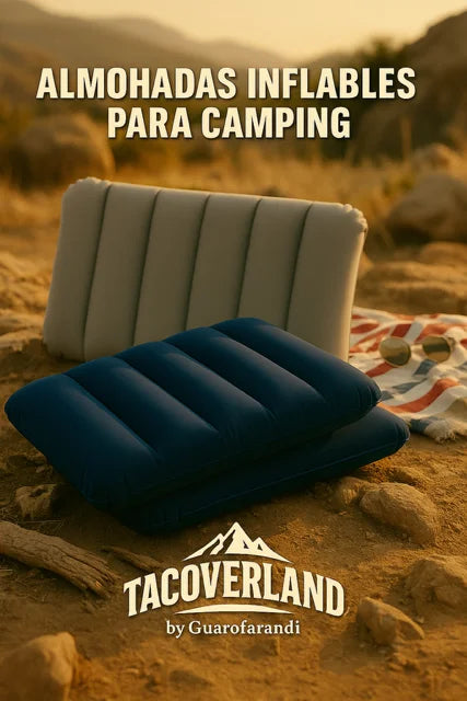 Inflatable Camping Pillow – Quick-Dry Square Design PVC 18.5” x 12”